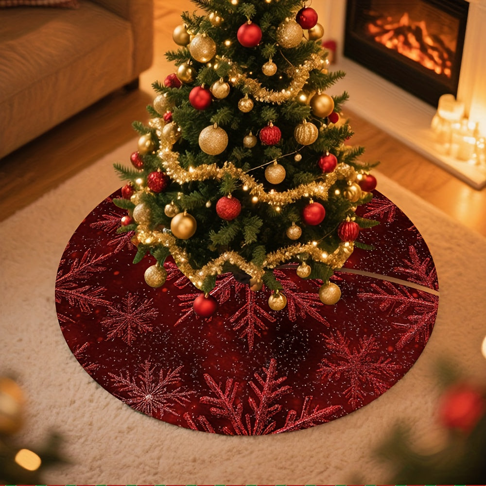 Vianočný stromček – červený a burgundský