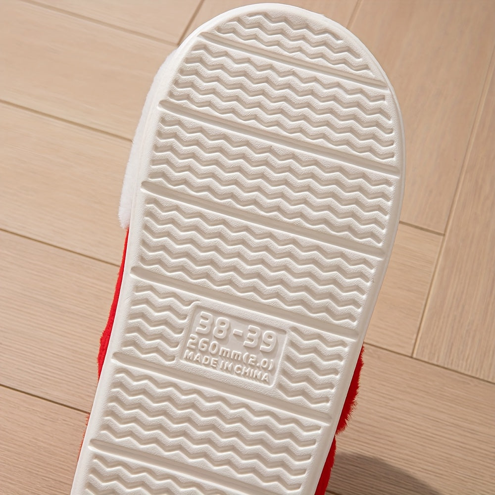 Vianočné papuče – červené