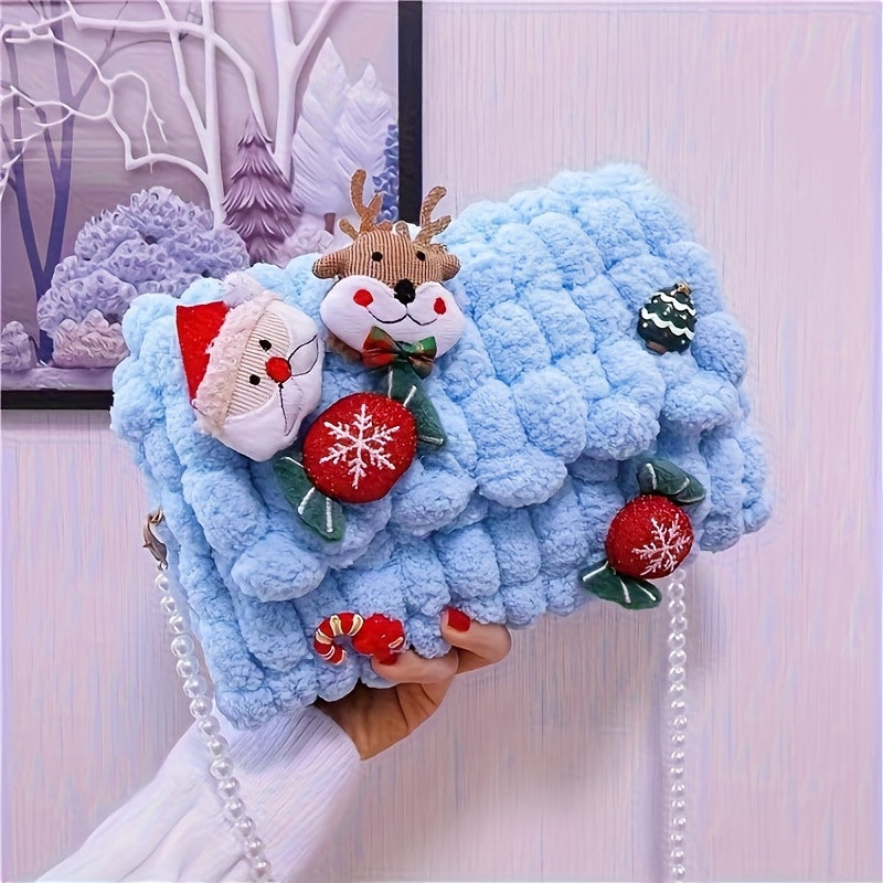 Vianočná kabelka – plyšová