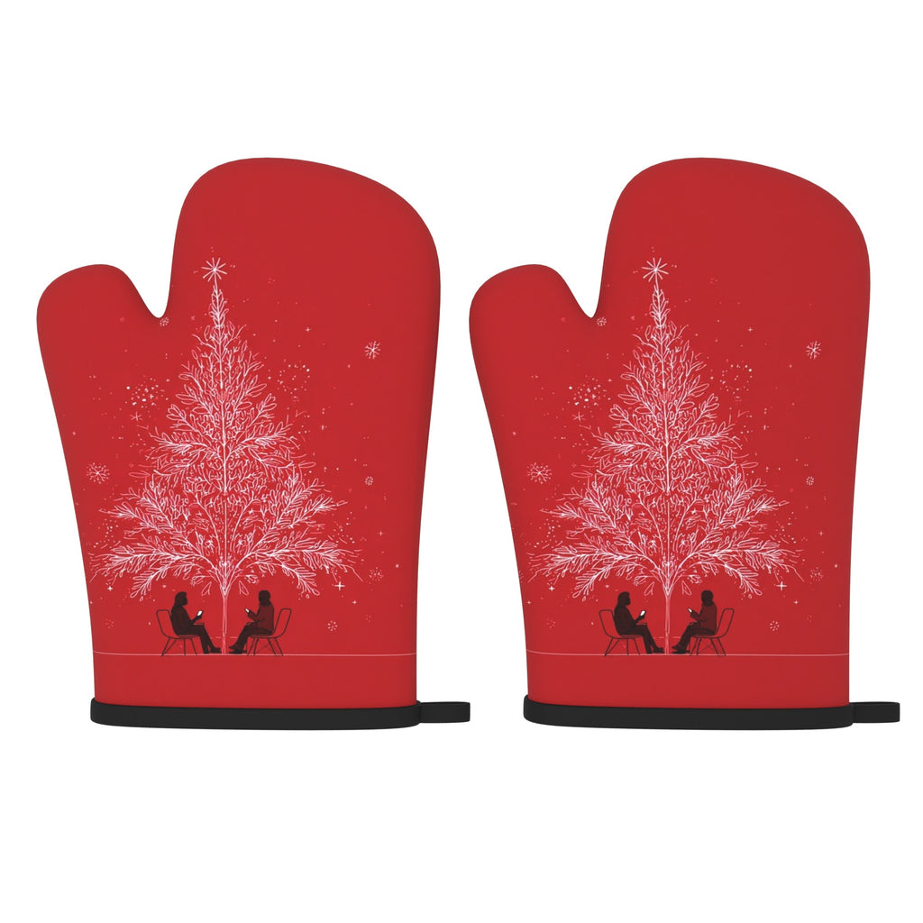 Rukavice do rúry – Vianočný stromček