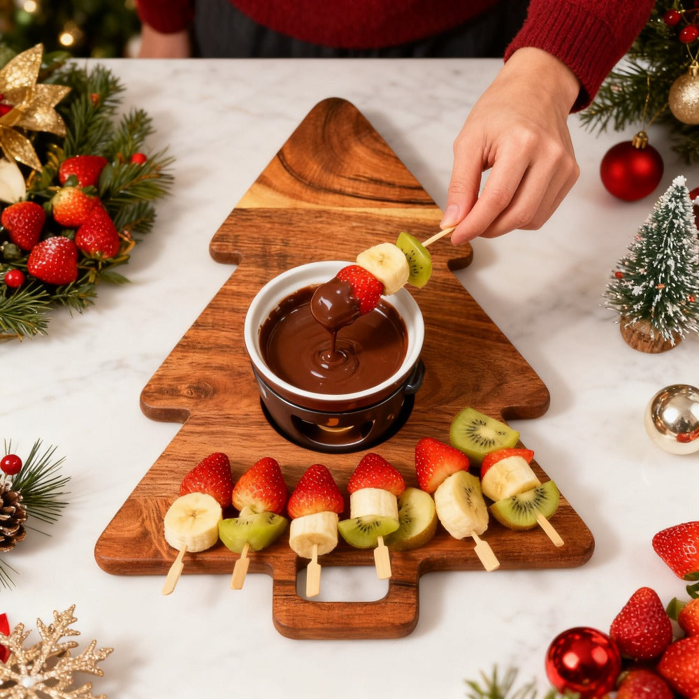 Lopárik na krájanie – tvar vianočného stromčeka