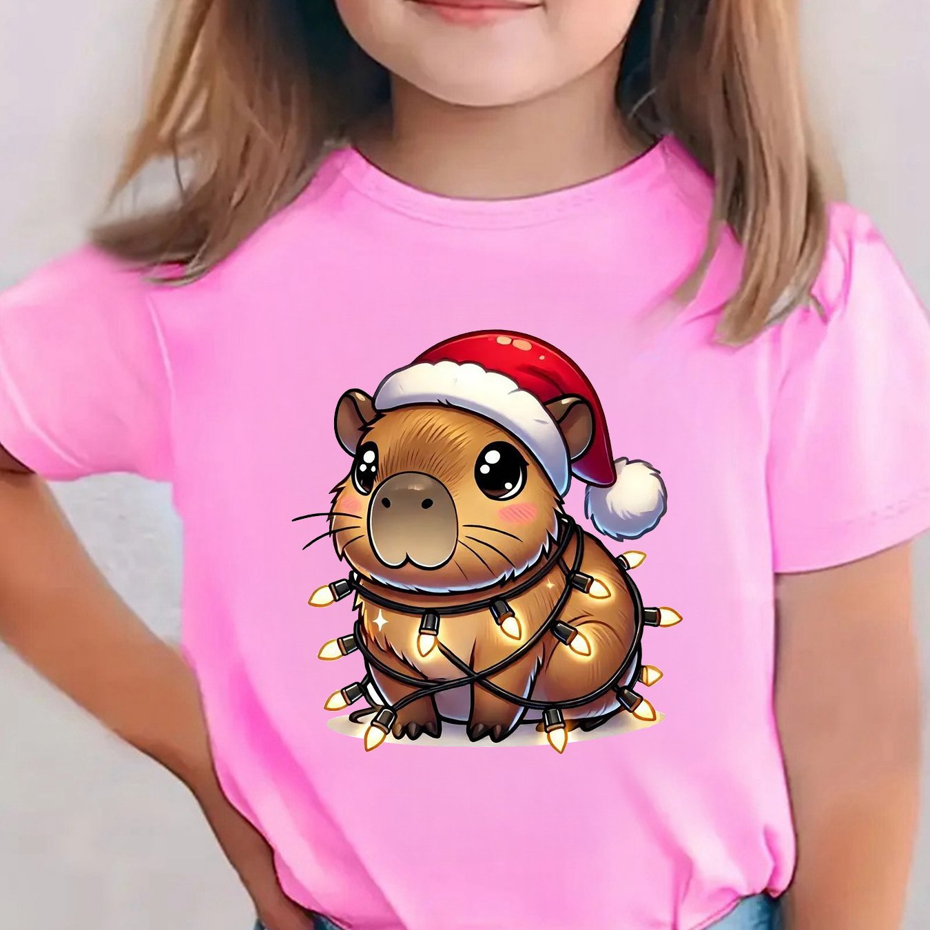 Detské tričko – s potlačou kapybary