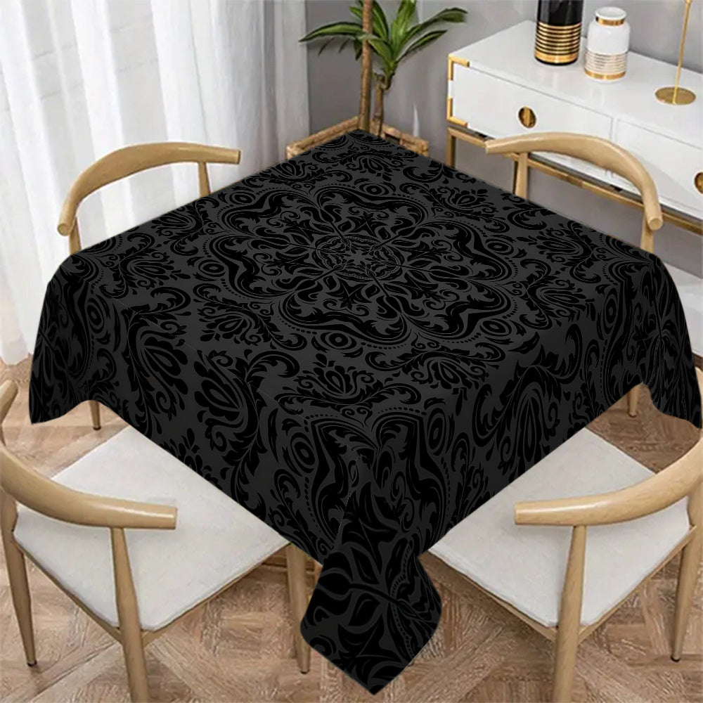 Obrus – čierny textúrovaný