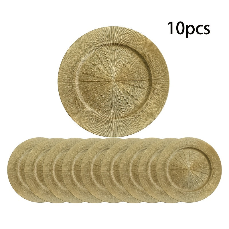 Servírovacie taniere – červené