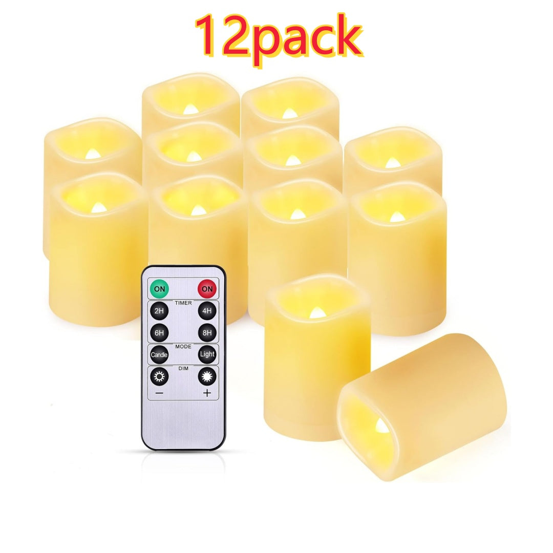Sviečky bez plameňa – 12ks