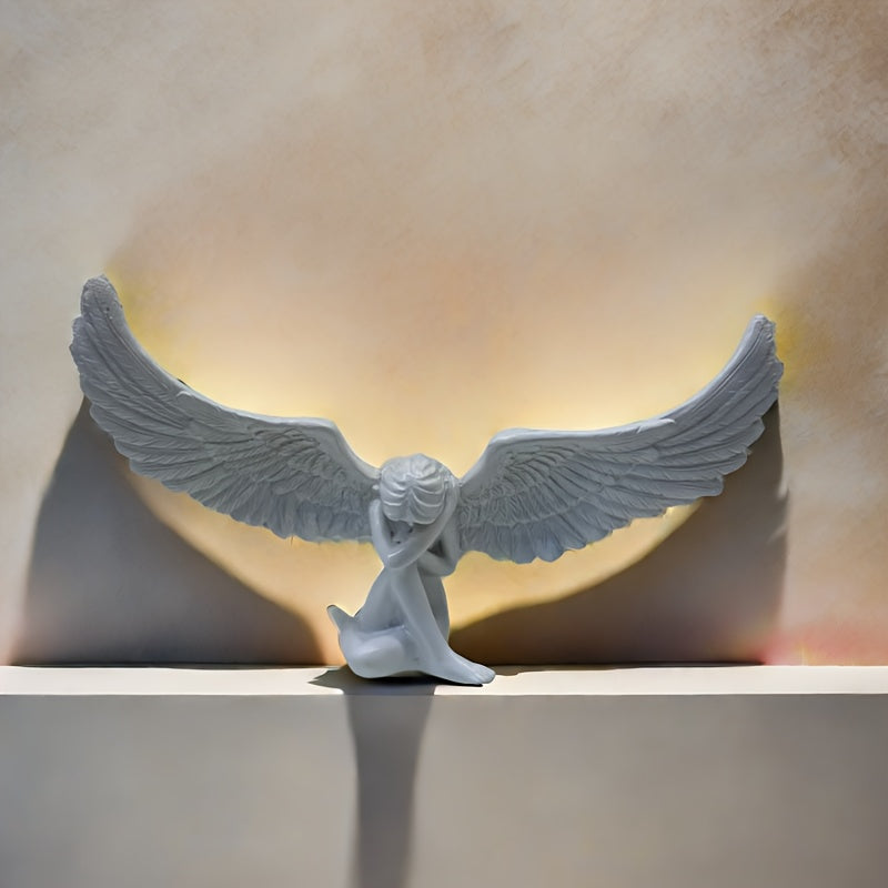 Socha anjelika s krídlami