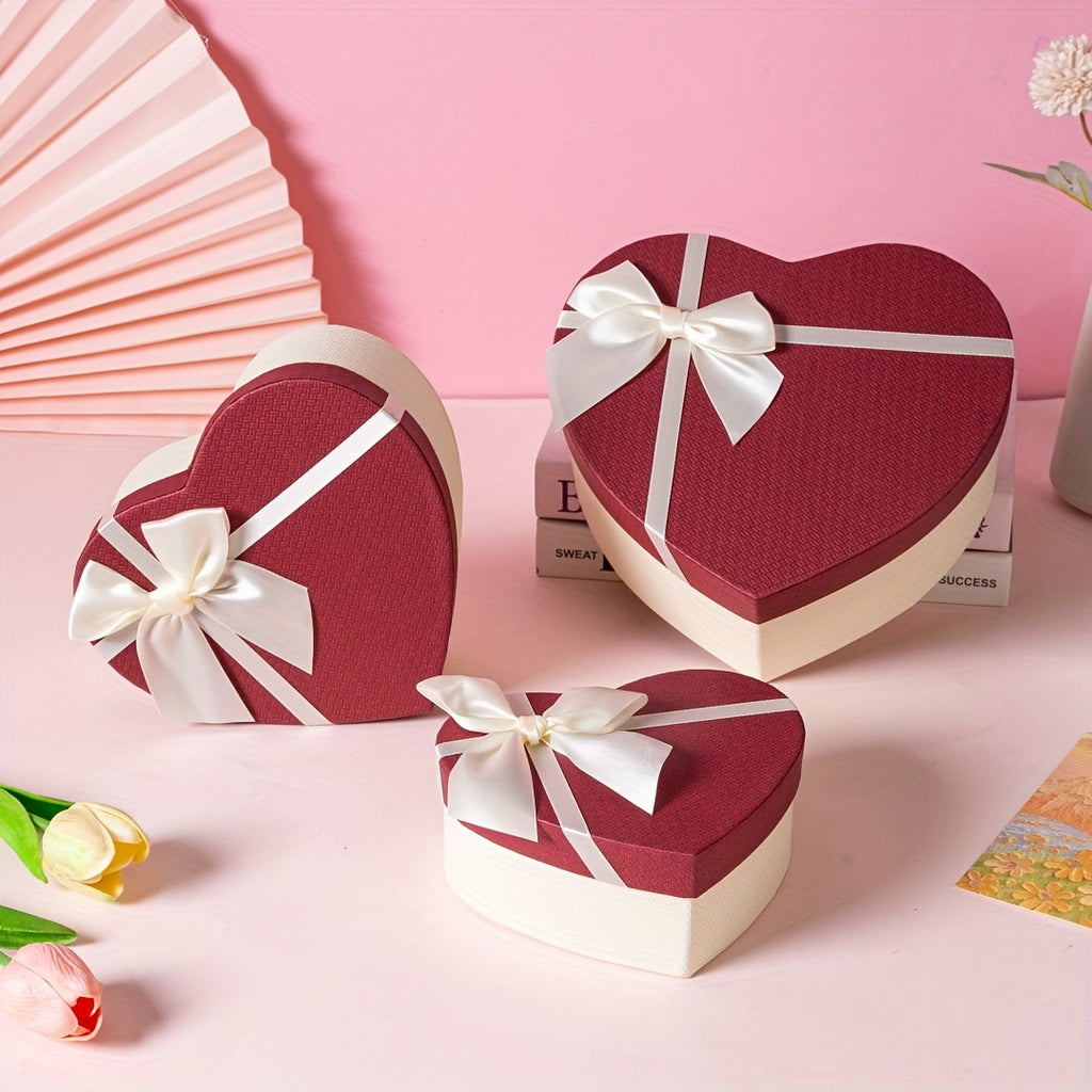 Darčeková krabička – červená a krémová