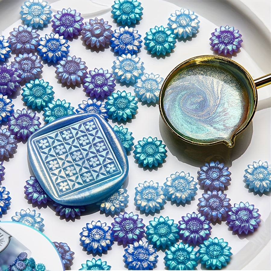 Vosk na pečatenie – mix farieb slnečníc