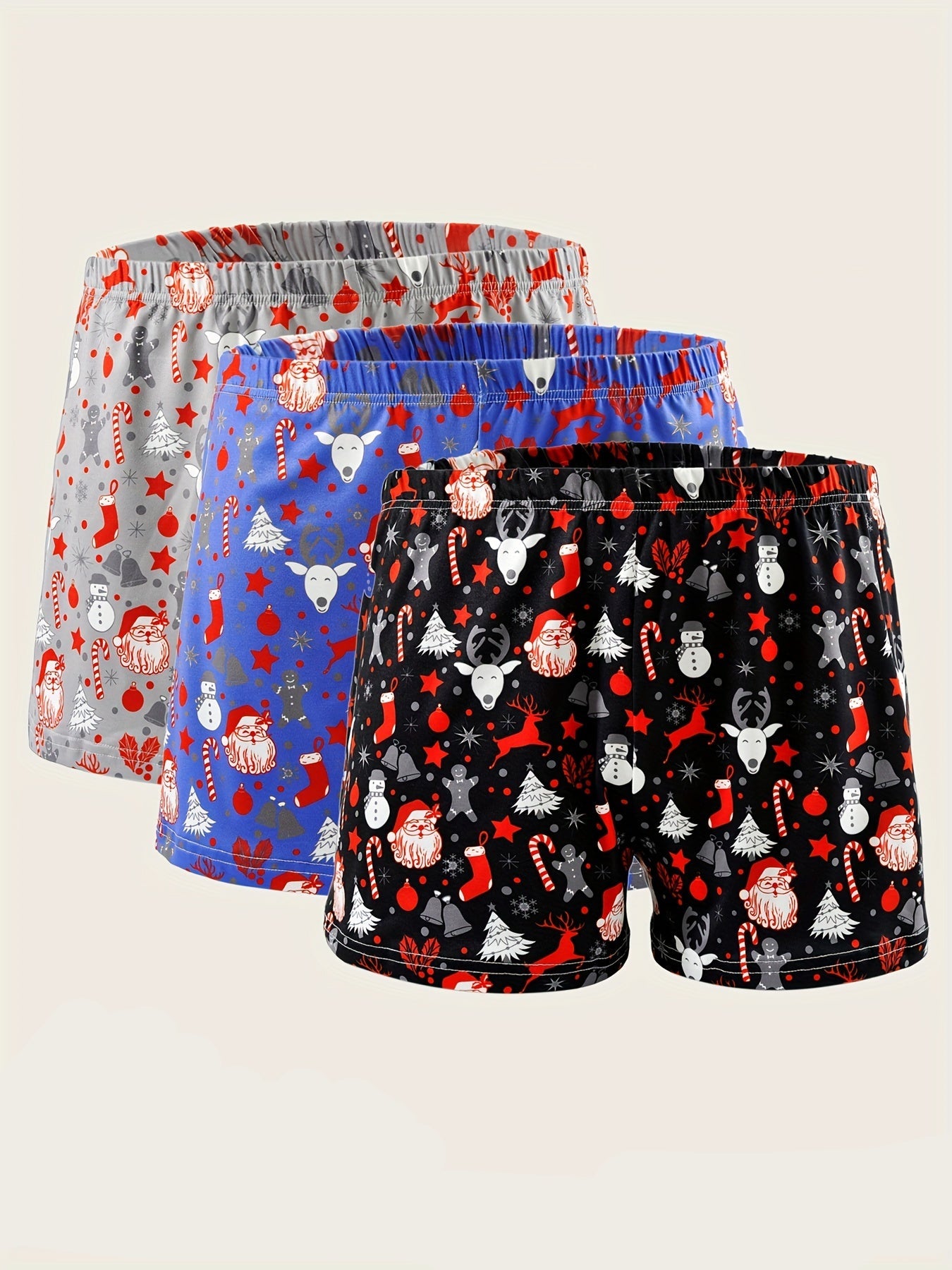 Pánske Vianočné nohavičky – 3 kusy