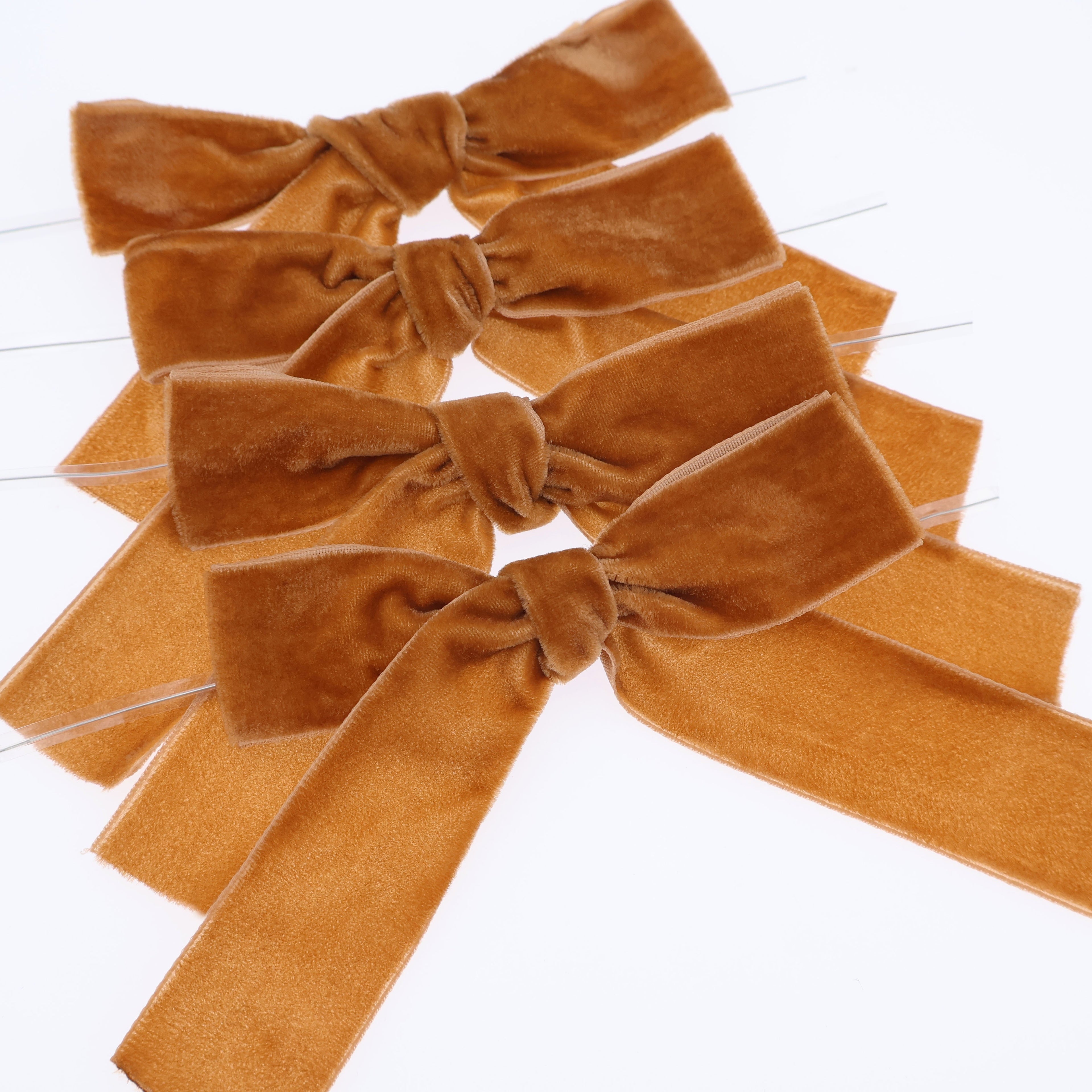 Súprava saténových mašlí – rôzne farby