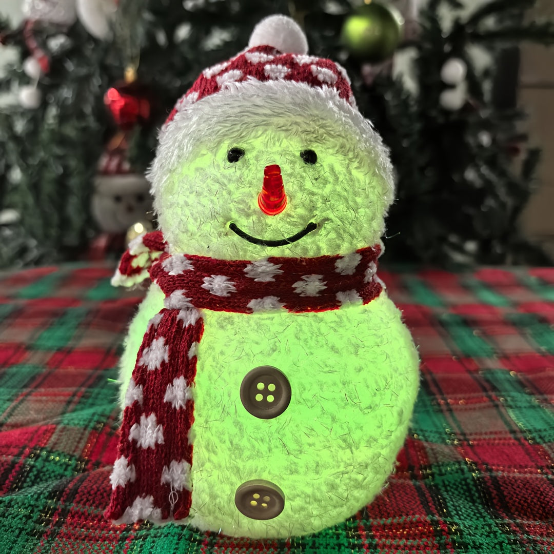 Figúrka snehuliaka – červená