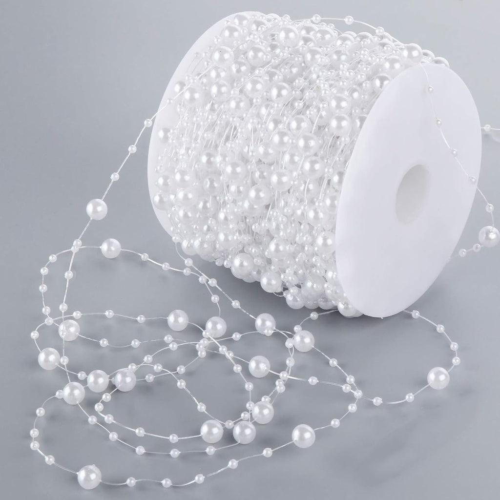 Vianočná girlanda – elegantná biela