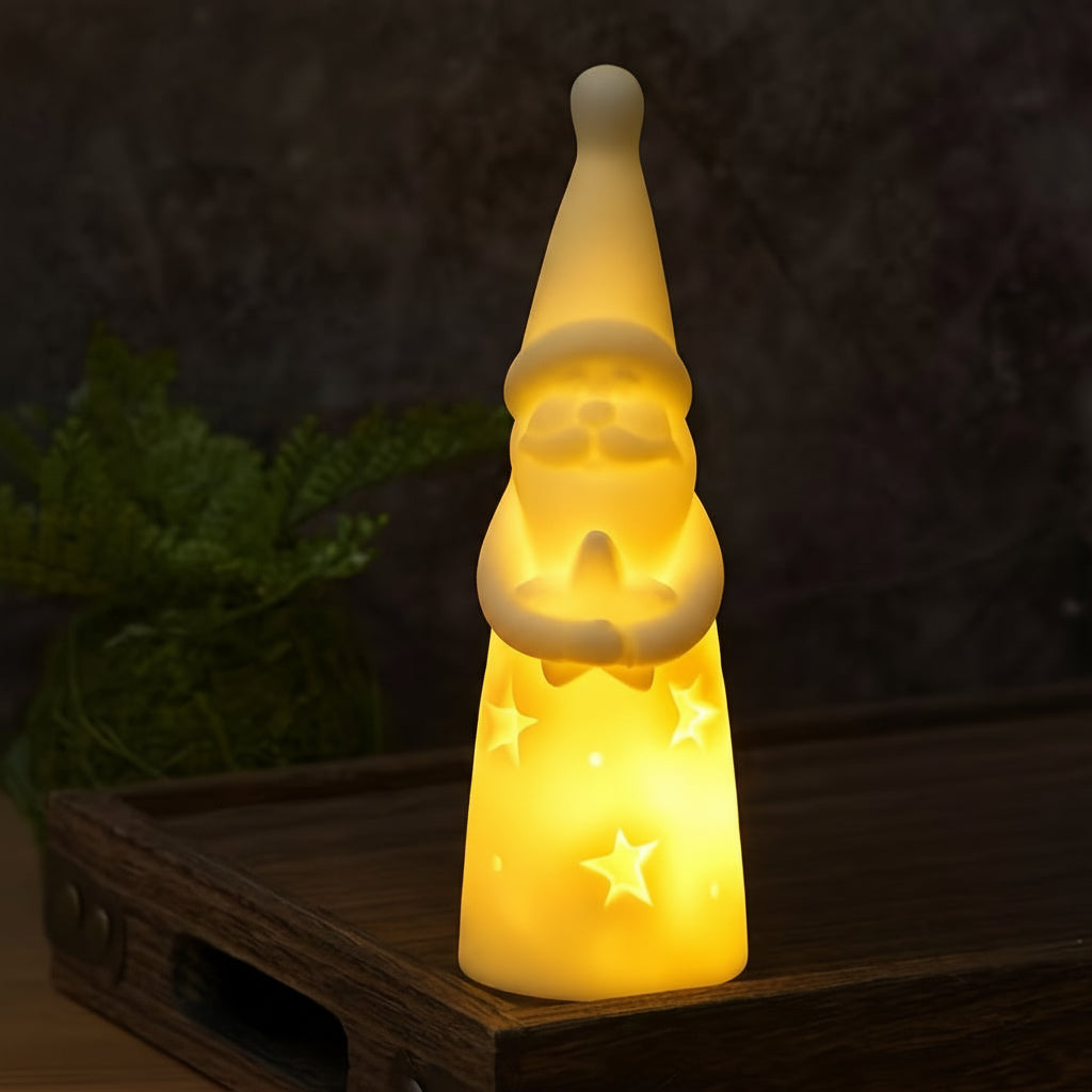 Vianočné svetielka – snehuliak