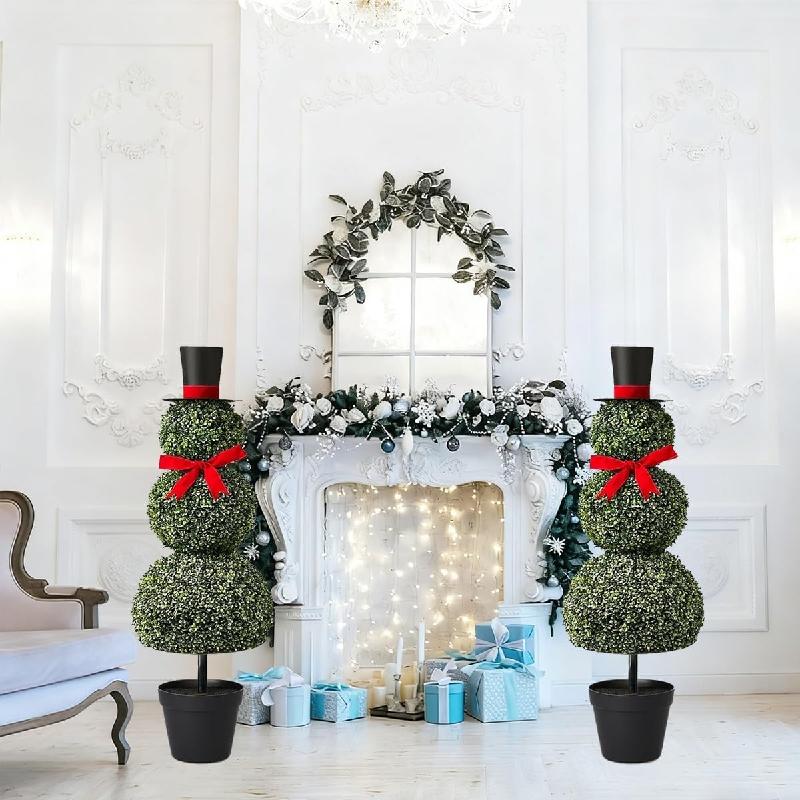 Vianočný snehuliak – bez svetiel