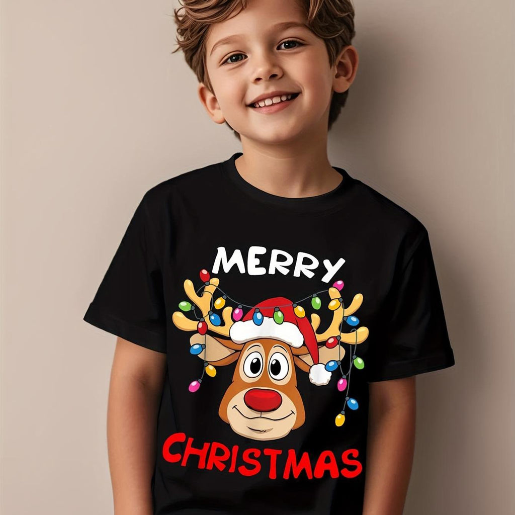 Vianočné tričko pre deti – s jeleňom