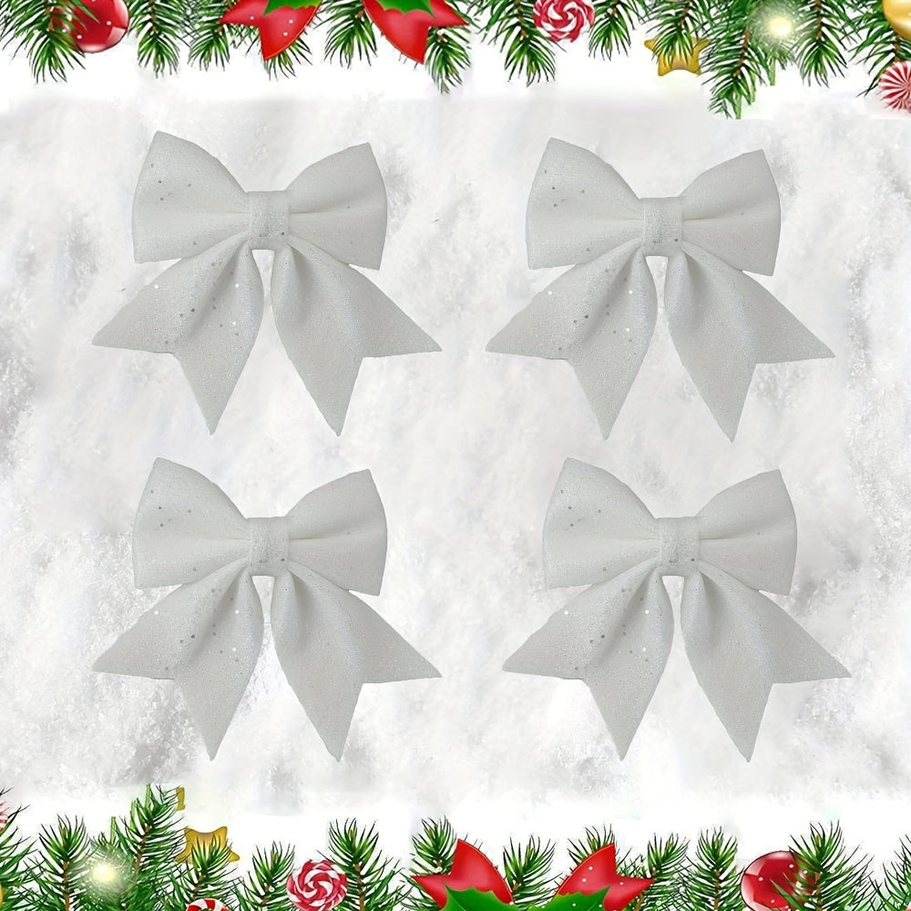 Vianočné dekorácie – 4ks mašle