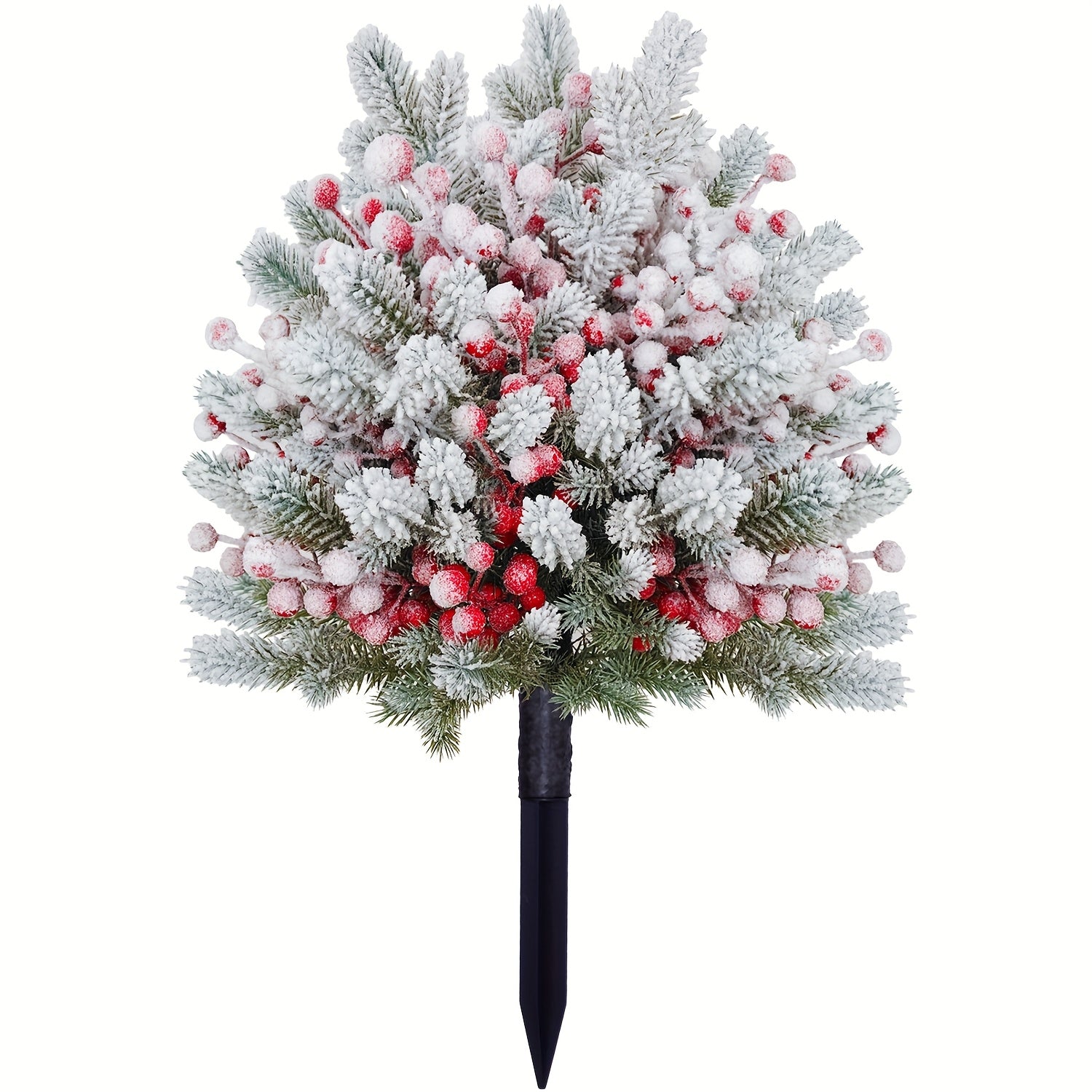 Umelý vianočný stromček – snehom pokrytý