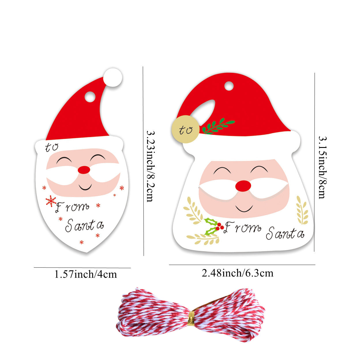 Vianočné visačky – 50ks