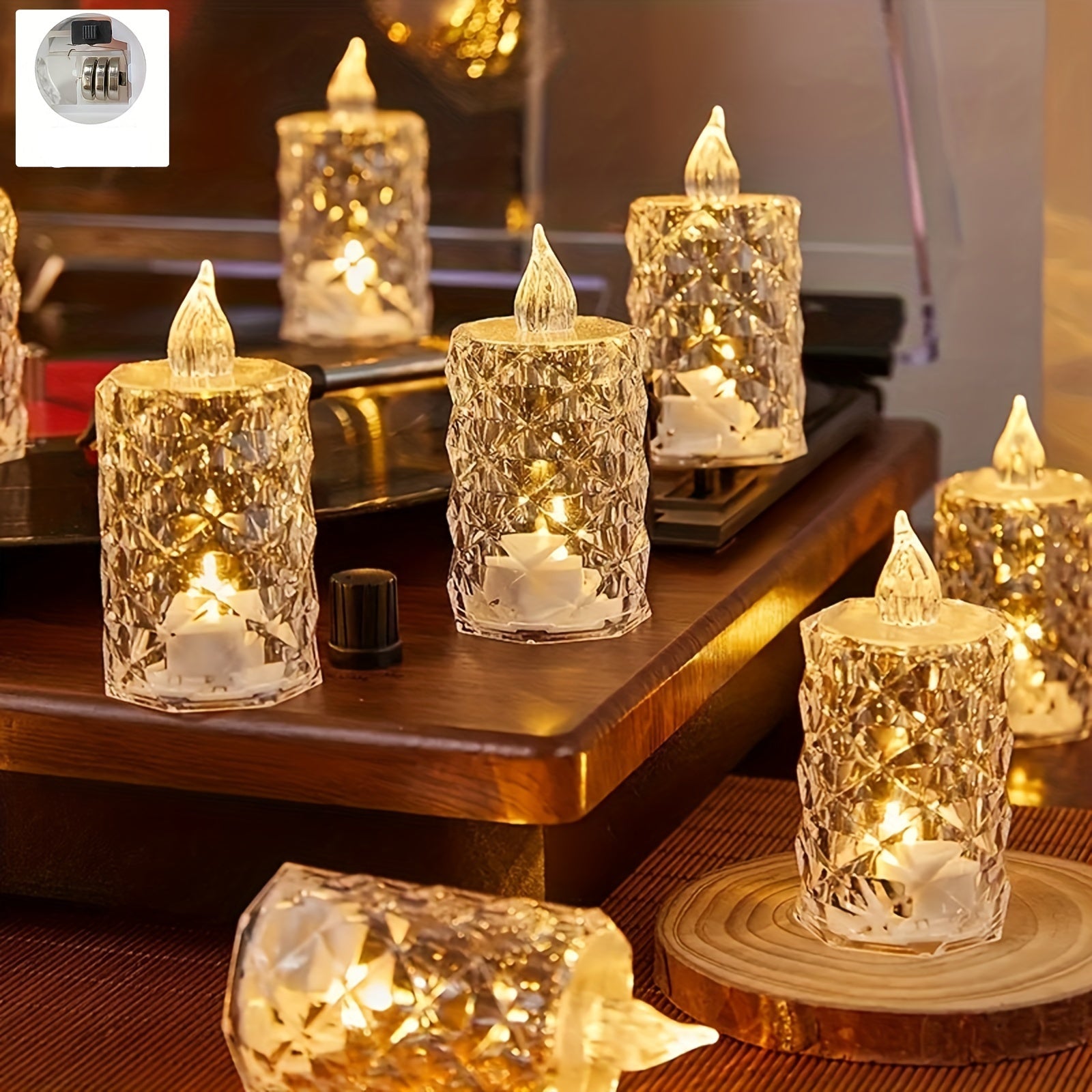 Elektronické sviečky – geometrické