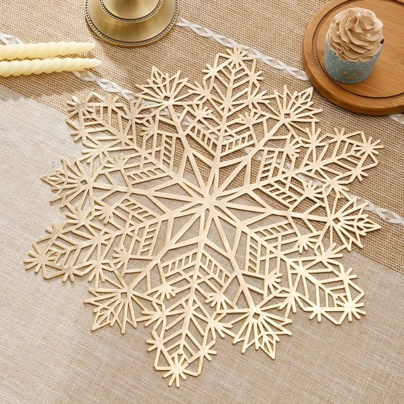 Podložky pod taniere – snehové vločky