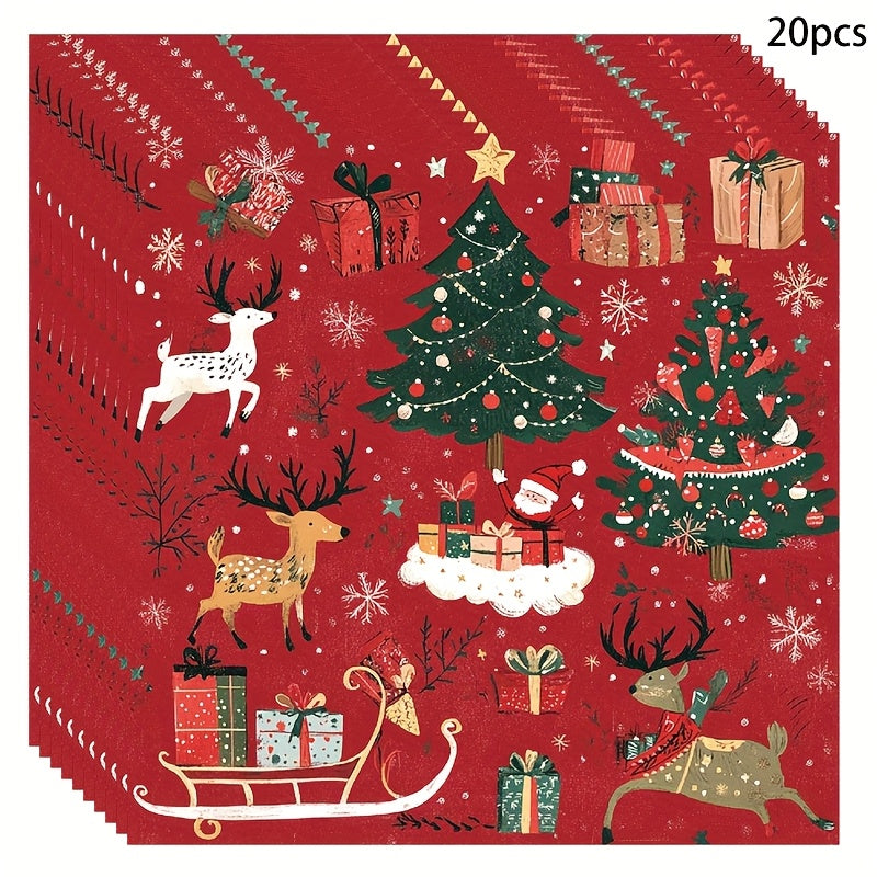 Vianočné servítky – 20 ks