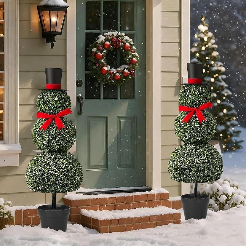 Vianočný snehuliak – bez svetiel