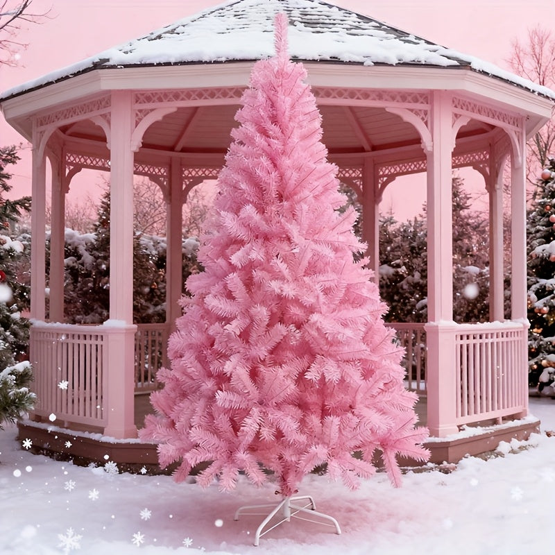 Umelý vianočný stromček – ružový