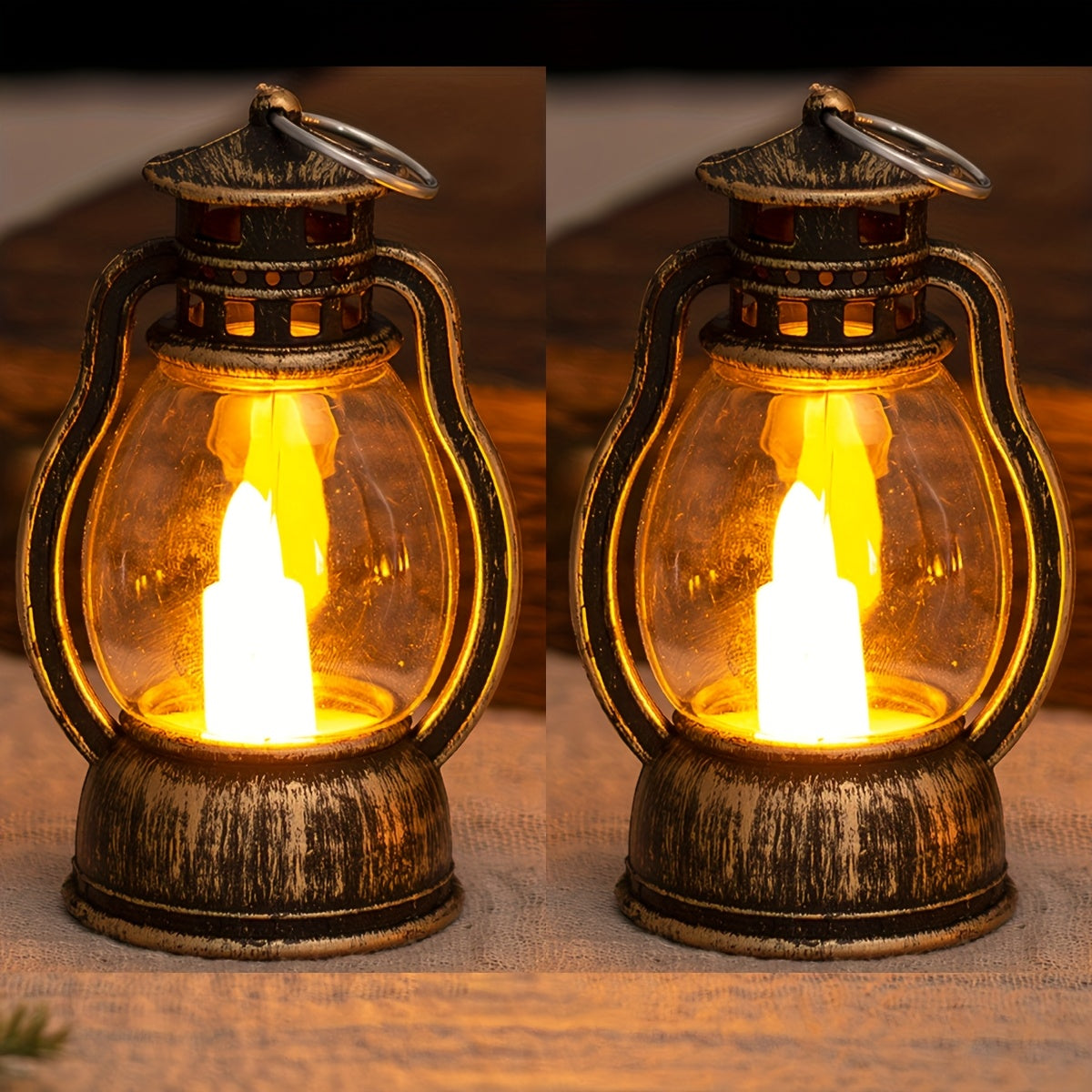 Vintage LED Lampa – čierna