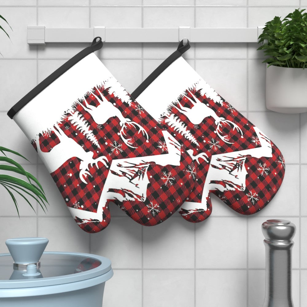 Rukavice na pečenie – červené