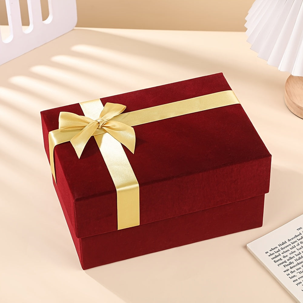 Darčeková krabička – zlatá mašľa