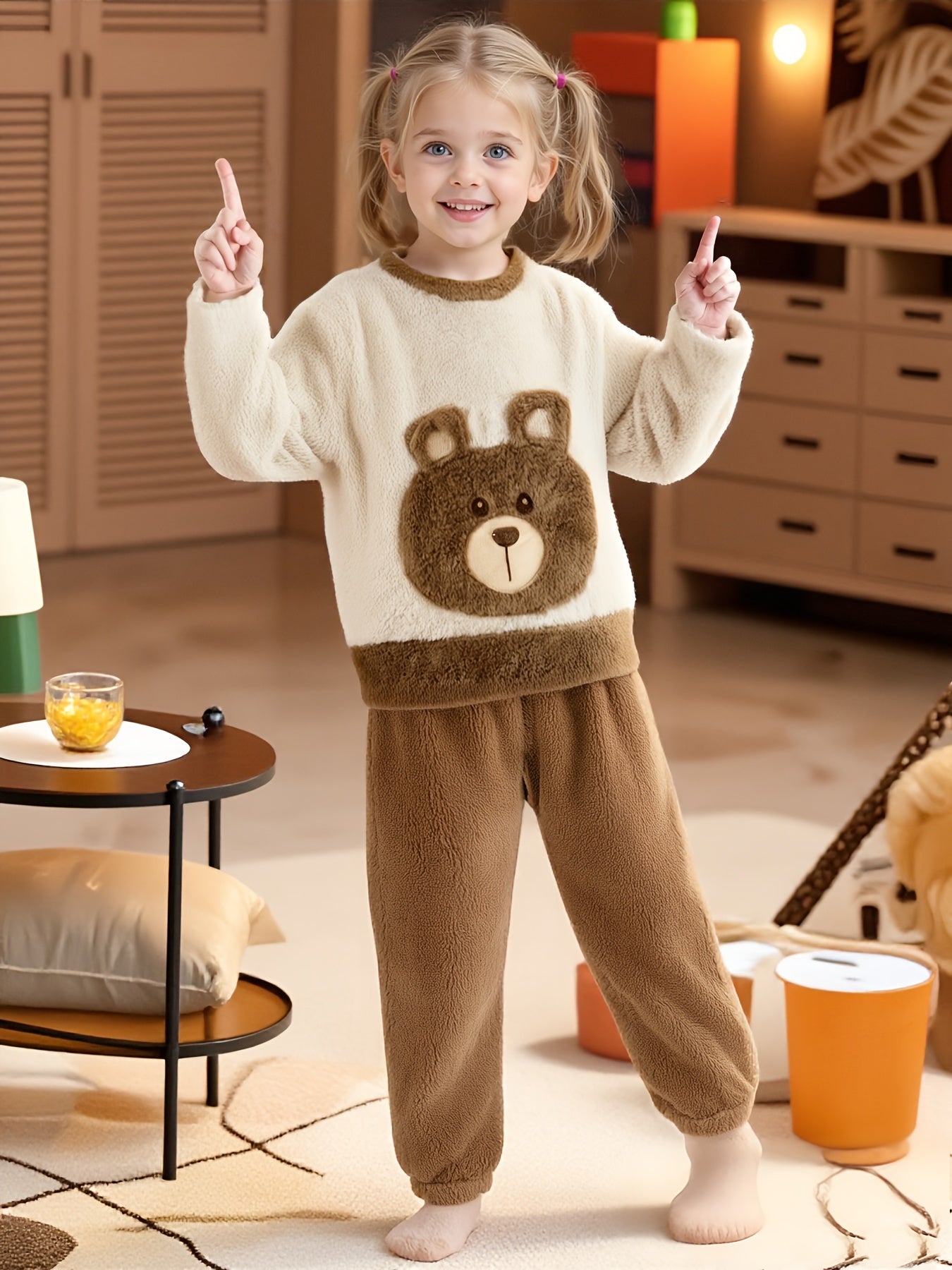 Detský flanelový set – medvedík