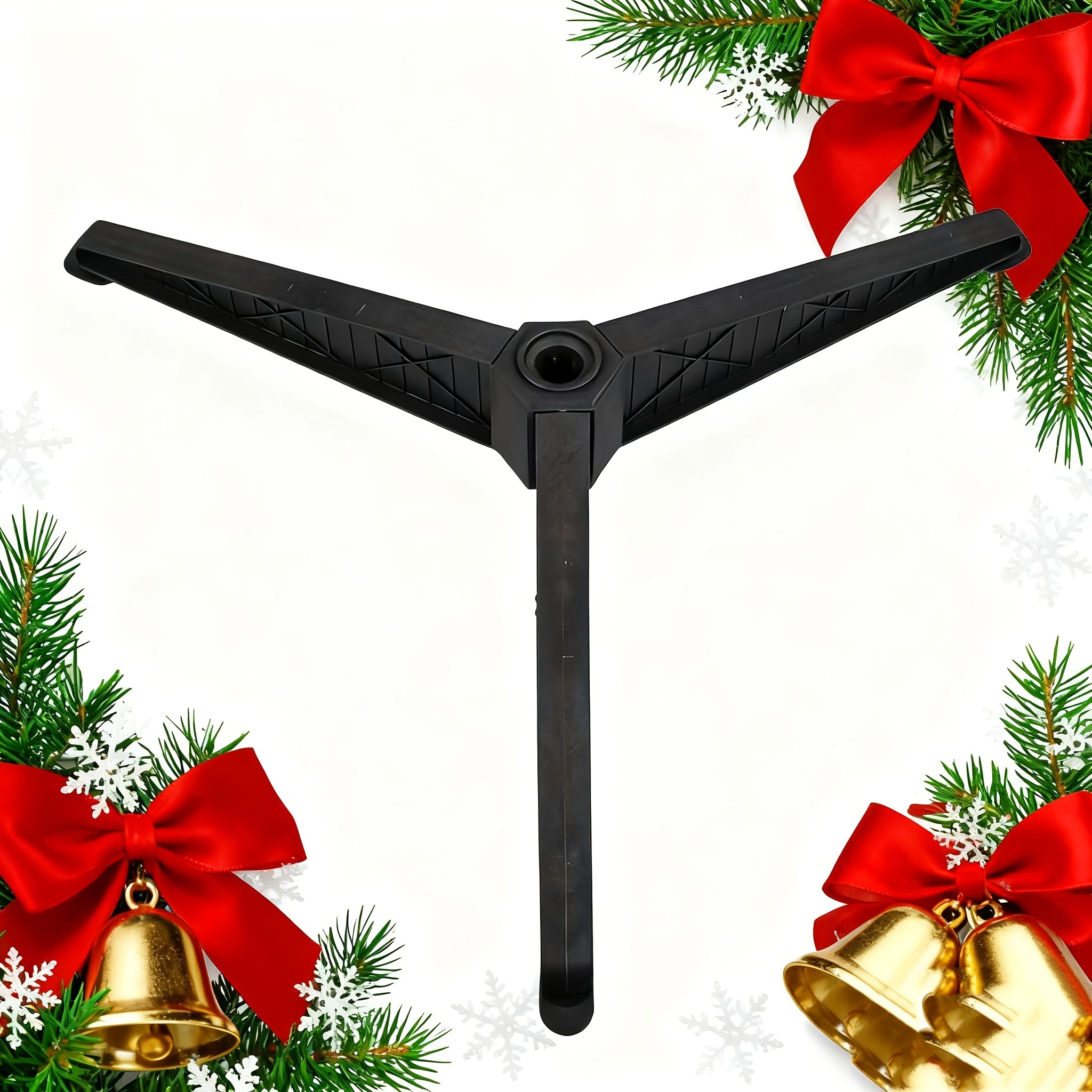 Stojan na vianočný stromček – čierny