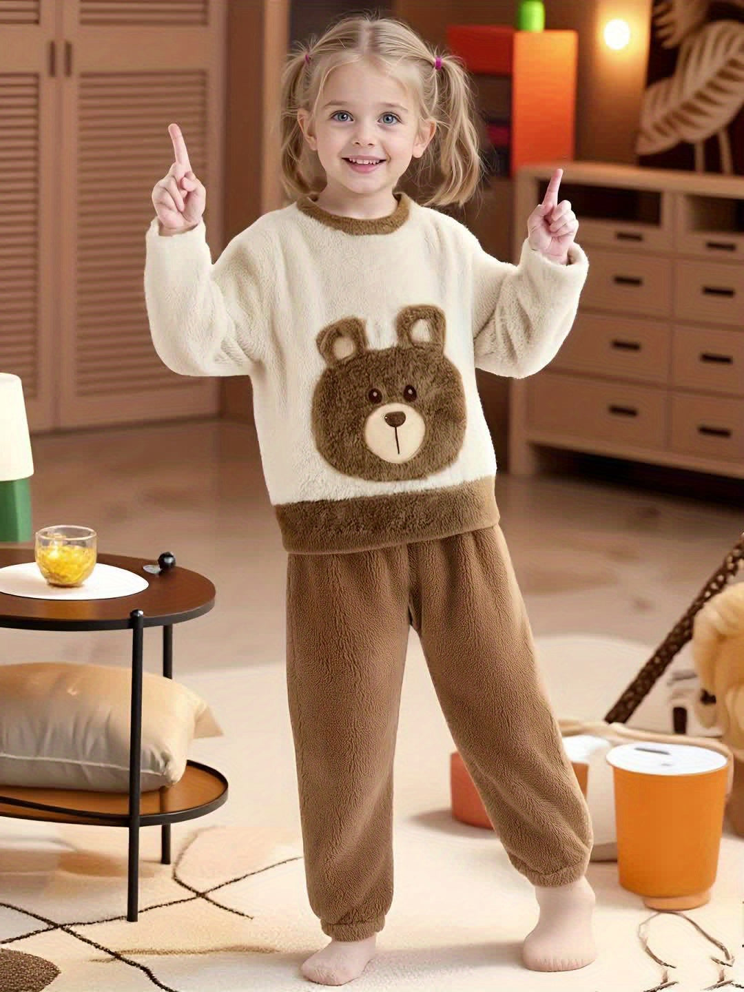 Detský flanelový set – medvedík