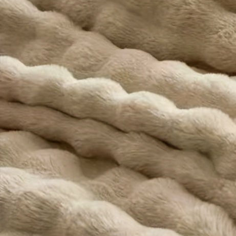 Hrejivá deka – svetlo béžová