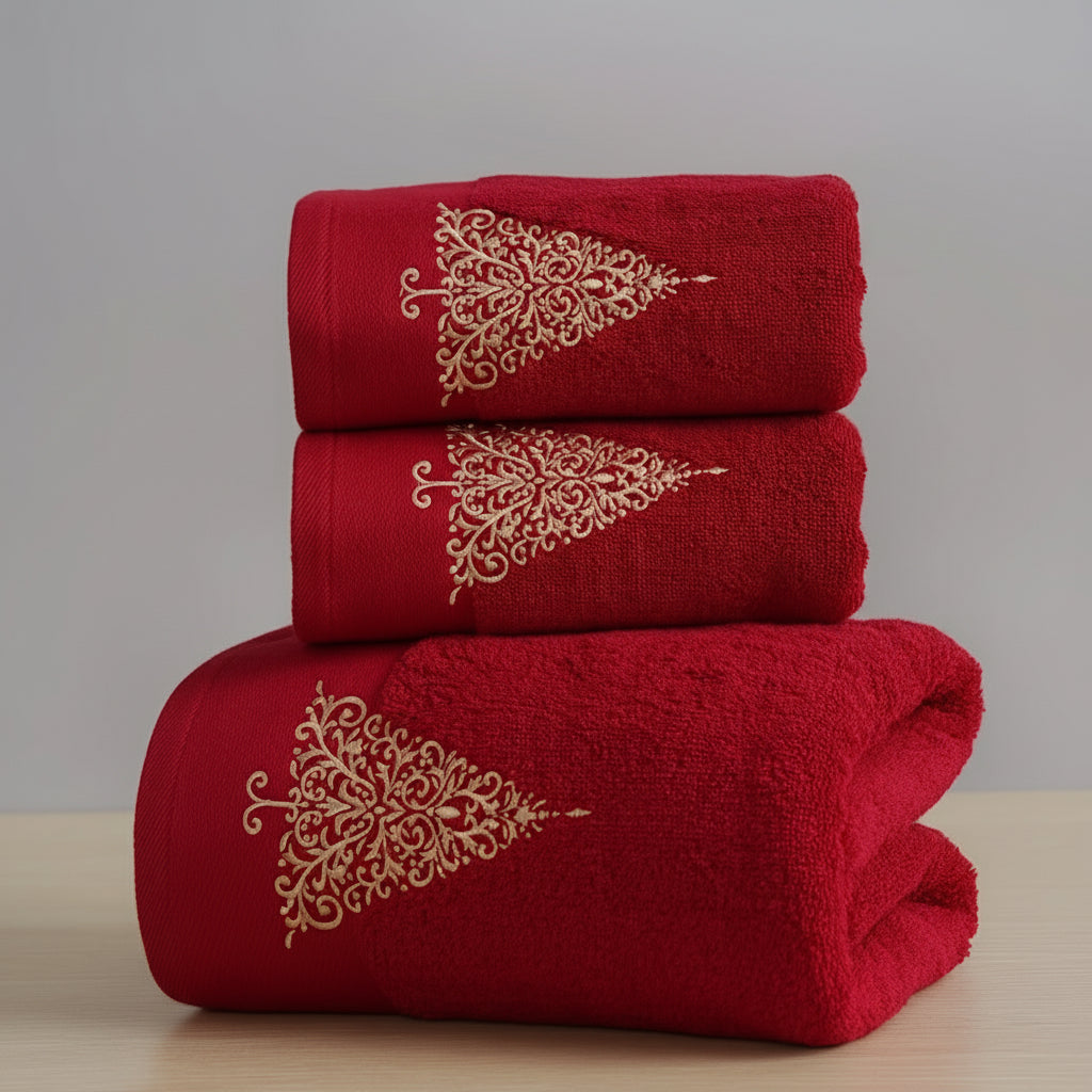 Vianočné uteráky – červené