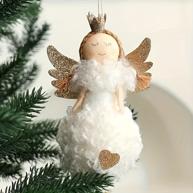 Vianočný anjel – biela