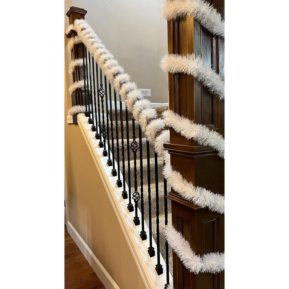 Vianočný girland – biely