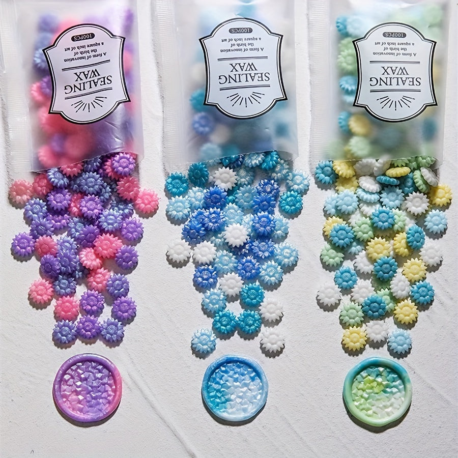 Vosk na pečatenie – mix farieb slnečníc