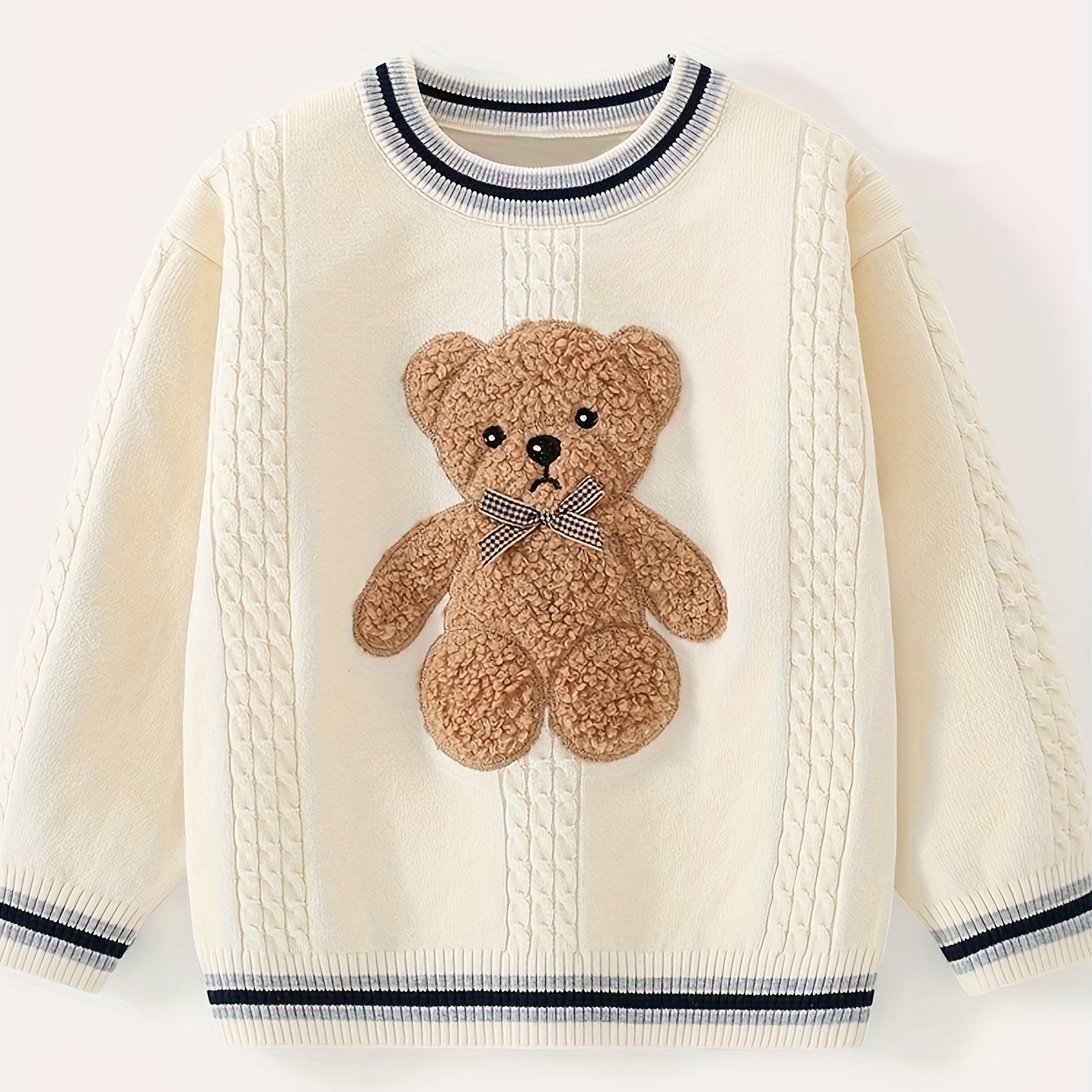 Sveter s medvedíkom – hnedý