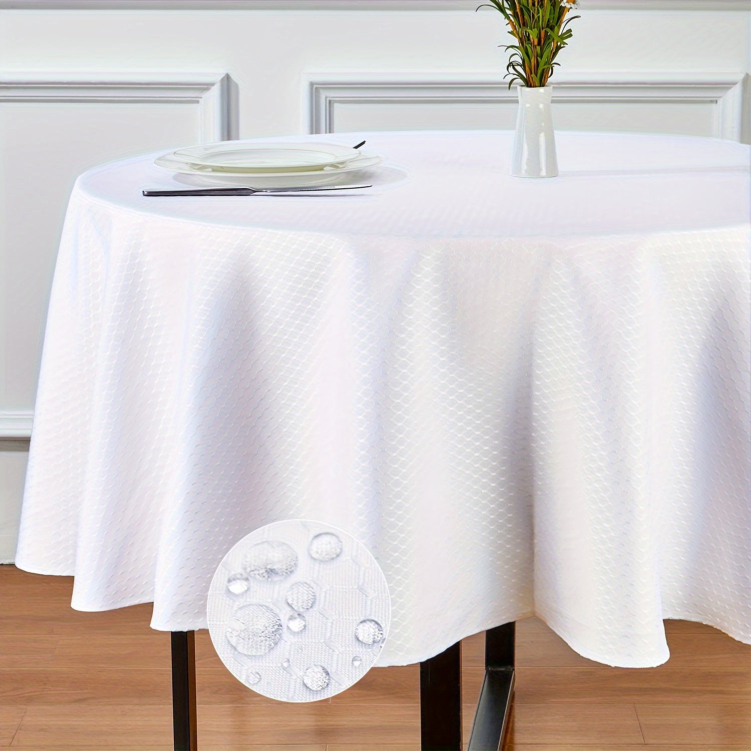 Obrus – kvetinový vzor kruhový