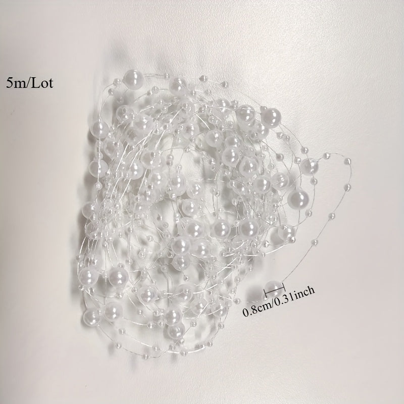 Vianočná girlanda – elegantná biela