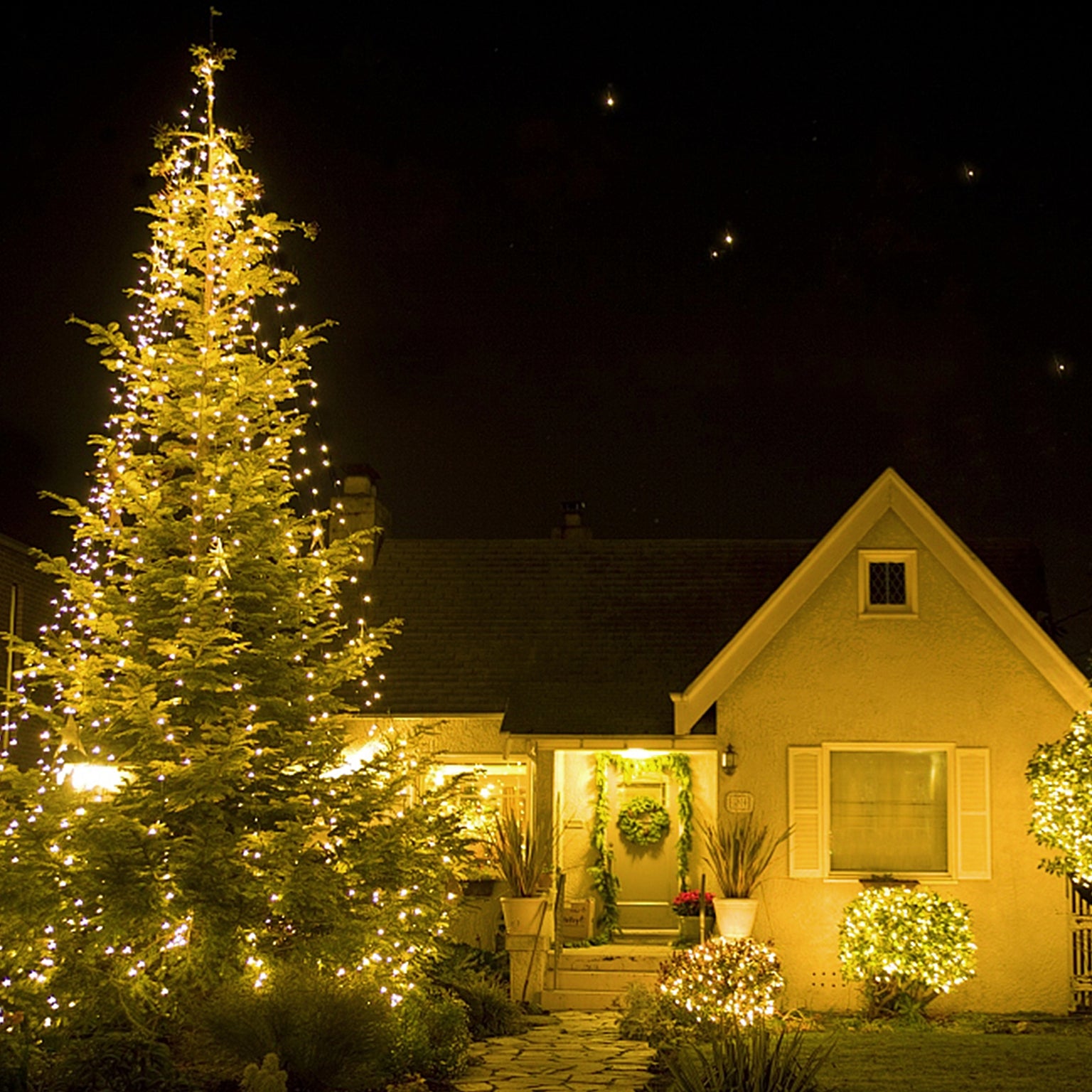 Vianočné svetielka – teplá biela