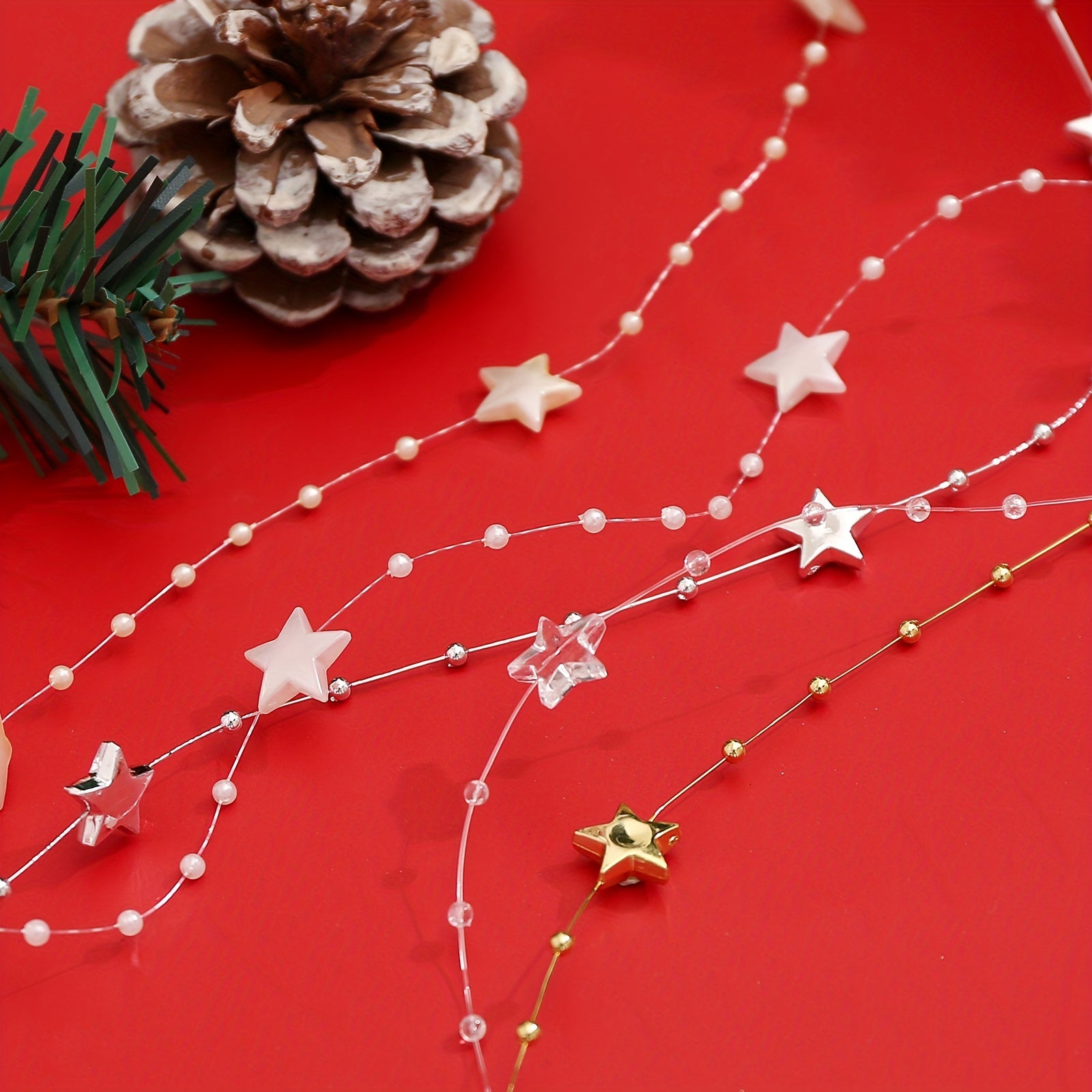 Reťaz s hviezdičkami – akrylová