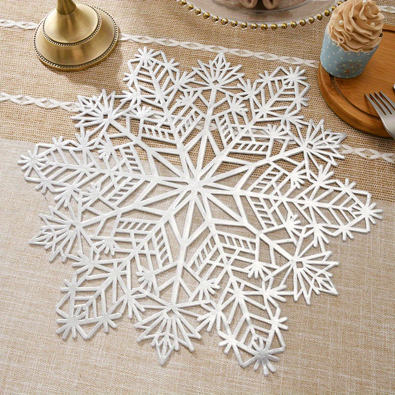 Podložky pod taniere – snehové vločky