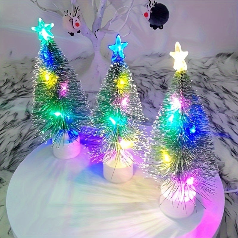 Vianočné svetielka – mini stromček