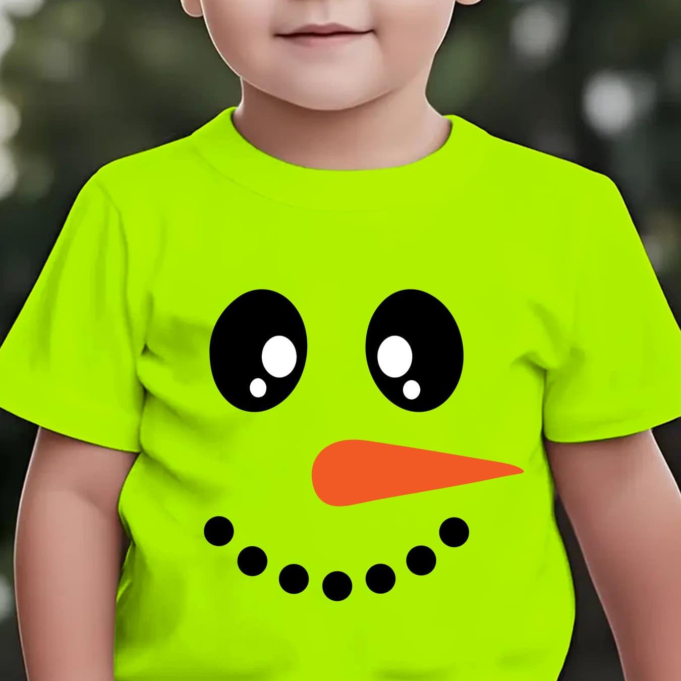 Tričko s potlačou – snehuliak