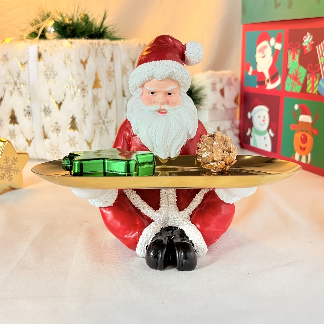 Dekoratívna tácka – červená