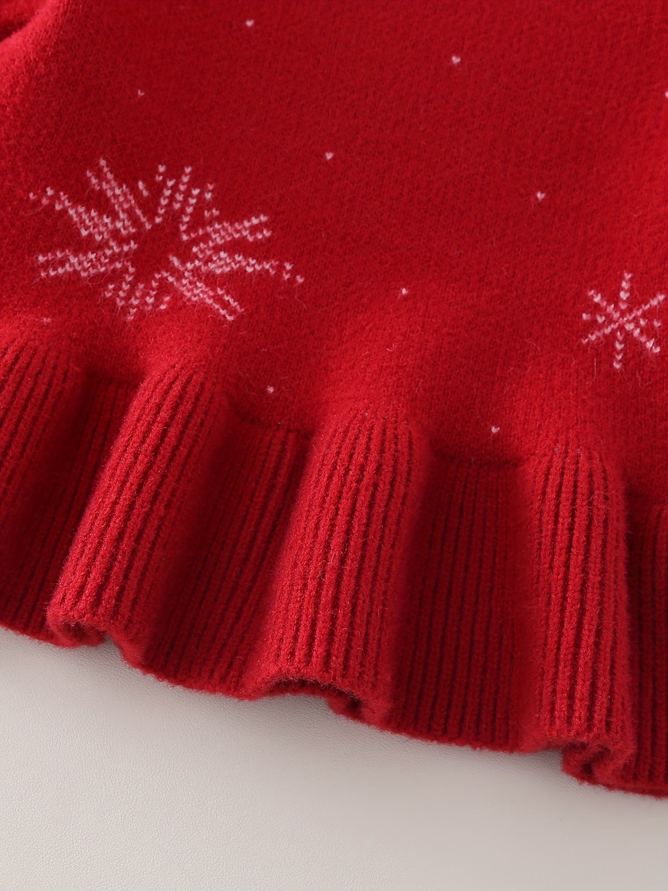 Detský sveter – červený