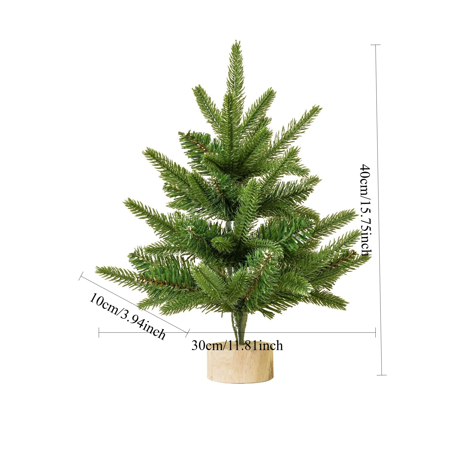 Mini umelý vianočný stromček – snehová pokrývka