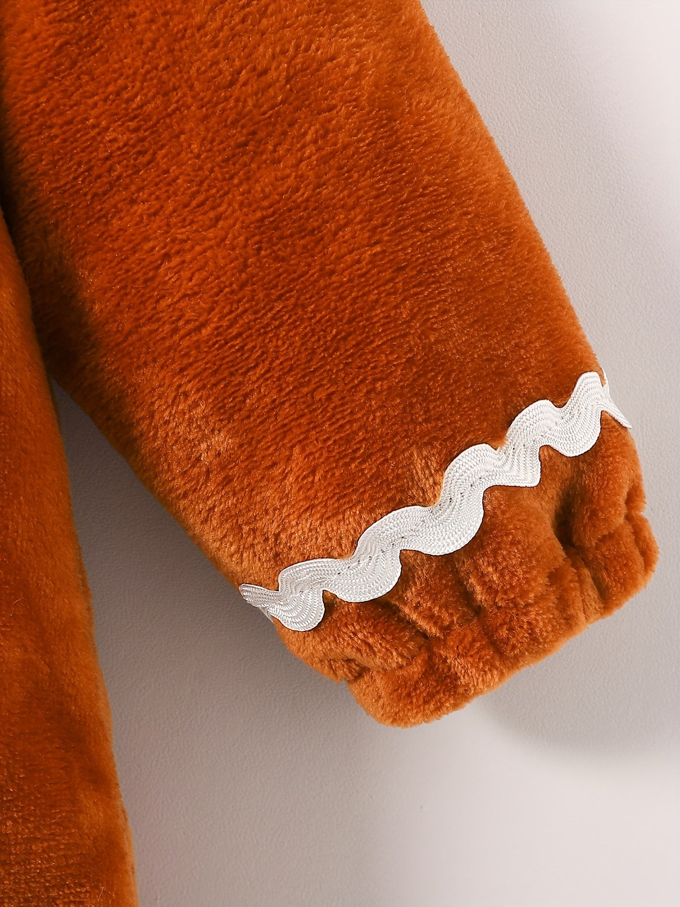 Detský overal s kapucňou – svetlohnedý